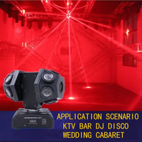AOPU 2 Bras RGB 12x10W Projecteur Beam Mobile DMX Laser pour Bar DJ Disco