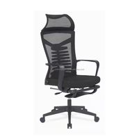 Chaises de bureau pivotantes en tissu moderne chinoises, entièrement en maille, dossier haut, ergonomiques, chaises de direction pour ordinateur