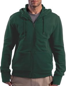 Commercio all'ingrosso in bianco di alta qualità <span class=keywords><strong>stile</strong></span> Casual <span class=keywords><strong>abbigliamento</strong></span> da <span class=keywords><strong>uomo</strong></span> Full Zip up felpe felpe felpe in pile traspirante con cappuccio - Product Image 3
