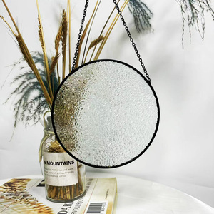 Handmade Art Deco đĩ<span class=keywords><strong>a</strong></span> hình chữ nhật treo đồ trang trí thủy tinh handpainted pha lê suncatchers trong nhà trang trí nội thất tùy chỉnh - Product Image 6