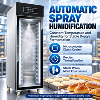 16 Plateaux Professionnels de Fermentation Automatique par Pulvérisation pour Pâte, Équipement de Boulangerie