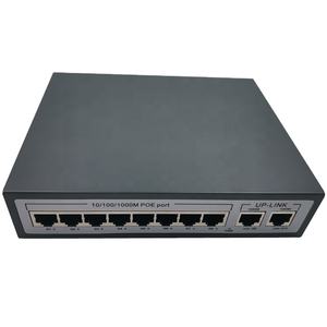 Atongda Masaüstü 8 Portlu 1000Mbps POE 2 Uplink SFP Gigabit Halka CCTV 1.8G Kapasiteli Ethernet POE Switch - Product Image 3
