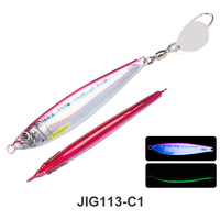 CHEERY 40g 60g 80g Leurre de pêche en mer en métal, jigging, à coulée rapide, leurre artificiel dur en métal avec hameçon