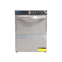 Lave-vaisselle et lave-verres automatique encastrable en acier inoxydable 304 pour hôtel, restaurant, bar, cycle de 60 secondes, CE 50/60Hz