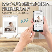 Nouvelle étiquette de suivi PhotoTag E Ink BT compatible avec Find My, localisateur de clés intelligent et de objets, affichage d'image personnalisé, étiquettes de bagages
