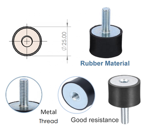 M8 chống rung cách ly sốc hấp thụ cao su Studs hình trụ gắn kết cao su hiệu suất cao im lặng khối rung - Product Image 4