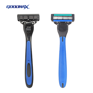 GOODMAX Maquinilla <span class=keywords><strong>de</strong></span> Afeitar <span class=keywords><strong>de</strong></span> 4 Cuchillas al por Mayor, Sistema <span class=keywords><strong>de</strong></span> <span class=keywords><strong>Afeitado</strong></span> <span class=keywords><strong>de</strong></span> Seguridad para Hombres con Empuñadura <span class=keywords><strong>de</strong></span> Plástico y Goma, <span class=keywords><strong>Set</strong></span> <span class=keywords><strong>de</strong></span> <span class=keywords><strong>Afeitado</strong></span> - Product Image 2