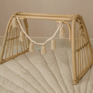 Gimnasio de Juego para Bebés de Mimbre Ecológico Moderno Nhat Minh, Juguetes de Mimbre Atractivos para Guardería, Hechos a Mano en Vietnam con Alta Calidad - Product Image 1