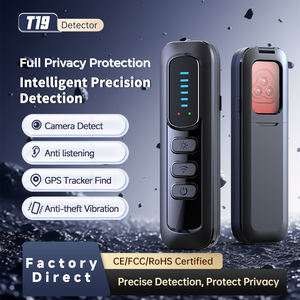 TraceLink T19 Alarme personnelle portable anti-espionnage, détecteur de signaux GSM, <span class=keywords><strong>Wifi</strong></span>, audio, GPS et RF pour caméras espionnes cachées dans les hôtels - Product Image 1