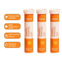 Tablet Effervecent Vitamin C & A & E 1000mg Liposomal Khusus Remaja, 20 Tablet/Botol, 2 Kali Sehari (OEM)