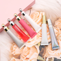 Gloss à lèvres repulpant personnalisé avec logo, huile à lèvres liquide de haute qualité, effet repulpant extrême, transparent, en gros, marque privée