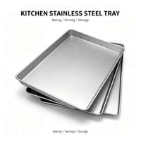 Fournisseur de plateaux de cuisson commerciaux, plaque en aluminium et acier inoxydable sur mesure pour boulangerie, usine alimentaire