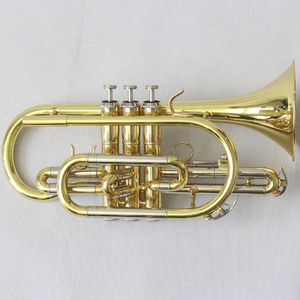 Venta al por mayor <span class=keywords><strong>precio</strong></span> barato profesional BB tono latón cuerpo oro laca cuproníquel diapositiva <span class=keywords><strong>corneta</strong></span> <span class=keywords><strong>instrumento</strong></span> de música OEM - Product Image 1
