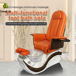 Muebles profesionales de lujo para salón de uñas, masaje eléctrico para pies, Spa, manicura, pedicura, silla - Product Image 2