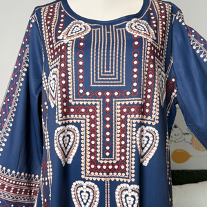 Vestido Abaya Informal de Alta Calidad con Nuevo Diseño, Estampado, Color Sólido, Poliéster, Vintage, Ligero y Transpirable, Moda Musulmana para Mujer - Product Image 2
