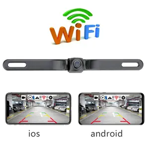 5G Wifi אלחוטי לרכב הפוך מצלמה חזרה היפוך אחורי לגבות אמריקאי סוג מלא HD Liscense צלחת מצלמה