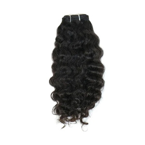 Remy doble dibujado Super Natural Bulk Hair Virgin Kinky Curl Soft Shiny Hair con muestra gratis - Product Image 3