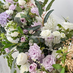 DKB Customized Wedding Table Centerpieces Runner Artificial Silk Flower Decoration <b>Backdrop</b> Event Decor Back to School - Product Image 3