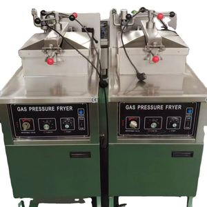 Freidora de Pollo a Presión Comercial CE con Filtro de Aceite /Gas o Electricidad /Equipo con Sistema de Filtrado Automático - Product Image 1