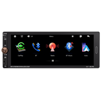 Autoradio universel 6.8 pouces BT Carplay à écran tactile Autoradio 1DIN autoradio lecteur MP5