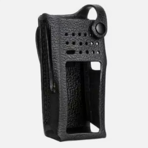 Motorola PMLN5838 Leather Case Hostler for motorola DGP8550 <b>Radio</b> DP4801 Motorola <b>Walkie</b> <b>Talkie</b> DP4800 XPR7350 Holder - Product Image 2