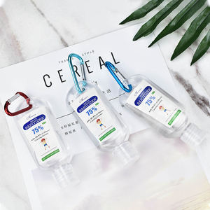 Label pribadi Gel tangan cair Anti bakteri 30ml klip pembersih tangan Label pembersih gantungan kunci Pembersih 100ml 500 ml Gel alkohol curah - Product Image 1