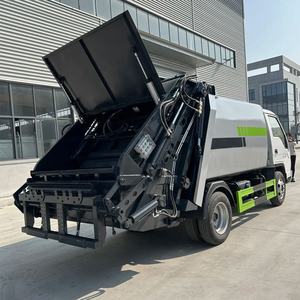 Camionnette à benne basculante diesel <span class=keywords><strong>4x4</strong></span> en gros d'usine, <span class=keywords><strong>occasion</strong></span>, vente de déchets, 115KW 148KW 5.8CBM, mini compacteur à déchets diesel pour Foton - Product Image 1