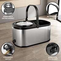 Meilleure vente 360 Spin Magic Mop Ensemble de salle de bain Ensemble de vadrouille Ensemble de vadrouille et de seau pour le ménage