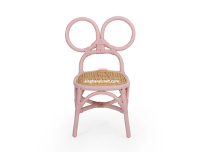 Silla Infantil de Ratán Hecha a Mano, Ligera, Duradera y Moderna, Segura para Uso en Exteriores/Hoteles, Asiento Infantil de Mimbre Natural para Fiestas - Product Image 2