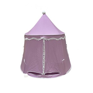 Carpa de juegos infantil para interiores, de tela morada, castillo de princesa, casa de juegos para niños de 2 a 4 años, juguete unisex - Product Image 3