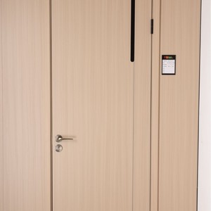 Puerta Interior Moderna Minimalista de MDF con Aislamiento Acústico para Oficina, Apertura Lateral, Puerta de Panel de Polímero con Acabado Superficial - Product Image 5
