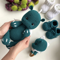 Peluche personnalisée Amigurumi Dinosaure au crochet Grande poupée Dinosaure Poupée Crochet personnalisée pour enfants