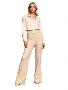 Completo da Donna YMK237, Vestibilità Ampia, Tinta Unita, in Raso Traspirante, con Colletto Rovesciato, Ideale per la Primavera - Product Image 1