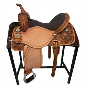 Silla de montar para carreras de caballos estilo inglés, modelo NA88 de BS International, última llegada, de cuero puro, hecha a medida, con estructura de madera y herrajes de acero inoxidable SUS304. - Product Image 6