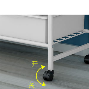 Estantería moderna para libros para niños, estante de almacenamiento <span class=keywords><strong>con</strong></span> <span class=keywords><strong>ruedas</strong></span>, extraíble, para revistas - Product Image 5