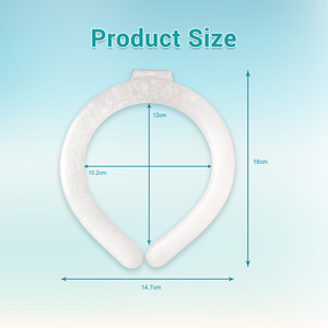 Wearable Body Cooling Tube for Heat and Hot Weather, <strong>Neck</strong> Gel Ice <strong>Cooler</strong> for Outdoor Workers, Sports - Product Image 3