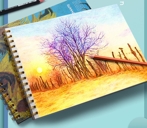 Sổ phác thảo khổ A4, lò xo, giấy vẽ bền, không chứa axit, dành cho trẻ em, thanh thiếu niên và người lớn, rất tốt cho đồ dùng mỹ thuật - Product Image 6