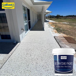 Revêtement en résine de pierre lavée décorative, texture d'agrégat naturel pour les murs intérieurs, les façades extérieures et la conception de sols - Product Image 1