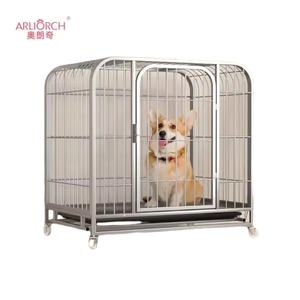Ferforje sanat özel Pet House kafes <span class=keywords><strong>Husky</strong></span> açık çift kapı kulübesi kedi köpek Pet evrensel muhafaza - Product Image 1