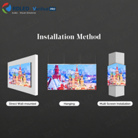 Écran LED Micro Intérieur 16:9 P0.7 P0.9 P1.2 P1.5, Mur Vidéo LED 4K Full HD pour Cinéma Maison, Studio, Centre de Contrôle
