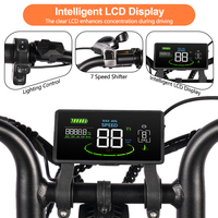 Vélo électrique de montagne pas cher d'usine C28 250W 48V 15.6AH 20 pouces Fatbike V20 Frein à disque double Porte-bagages avant E Dirt Bikes