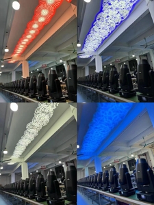 B450 lampu sorot LED 20R, lampu panggung kepala bergerak RGBW & putih hangat Mode kontrol DMX512 IP20 untuk klub malam & Disko untuk sistem DJ - Product Image 6