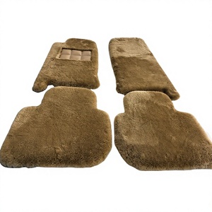 Tapis de sol de luxe pour voiture 4 pièces en laine naturelle australienne Premium Jingfan 35 mm d'épaisseur, imperméable et anti-poussière, pour <span class=keywords><strong>Jaguar</strong></span> XJ 1995 - Product Image 1