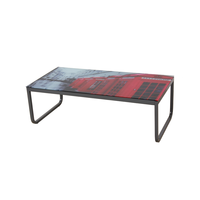 Table basse de salon en verre de qualité supérieure