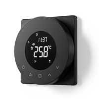 Thermostat intelligent WiFi, contrôle multi-pièces, économie d'énergie, installation facile, matériau ABS PVC, pour hôpital, école, design graphique