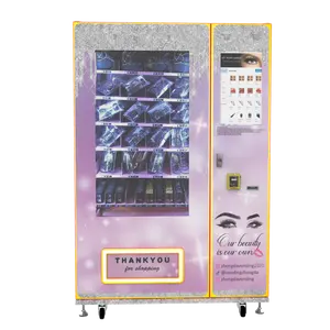 Розовые торговые автоматы по индивидуальному заказу Zhongda, красивый торговый автомат с картой оплаты