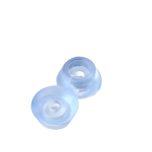 Patins de meubles en silicone transparent antidérapants et silencieux avec vis pour usage intérieur - Product Image 3