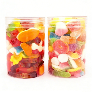 Bonbons gélifiés en vrac <span class=keywords><strong>multi</strong></span>-saveurs et colorés, 2,5 kg, acidulés et sucrés, assortiment de bonbons moelleux - Product Image 1