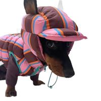 Manteau matelassé en polyester et coton à carreaux pour chiens et chats, lavable à la main, style européen-américain, toutes saisons, pour Schnauzer et Bichon Frisé