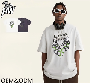 Ropa Urbana de Moda con Apliques y Parches de Algodón Puro de Alta Calidad, Estilo Trap, Hombros Caídos, Diseño de Animales, Nueva Tendencia para Exploradores Urbanos - Product Image 2